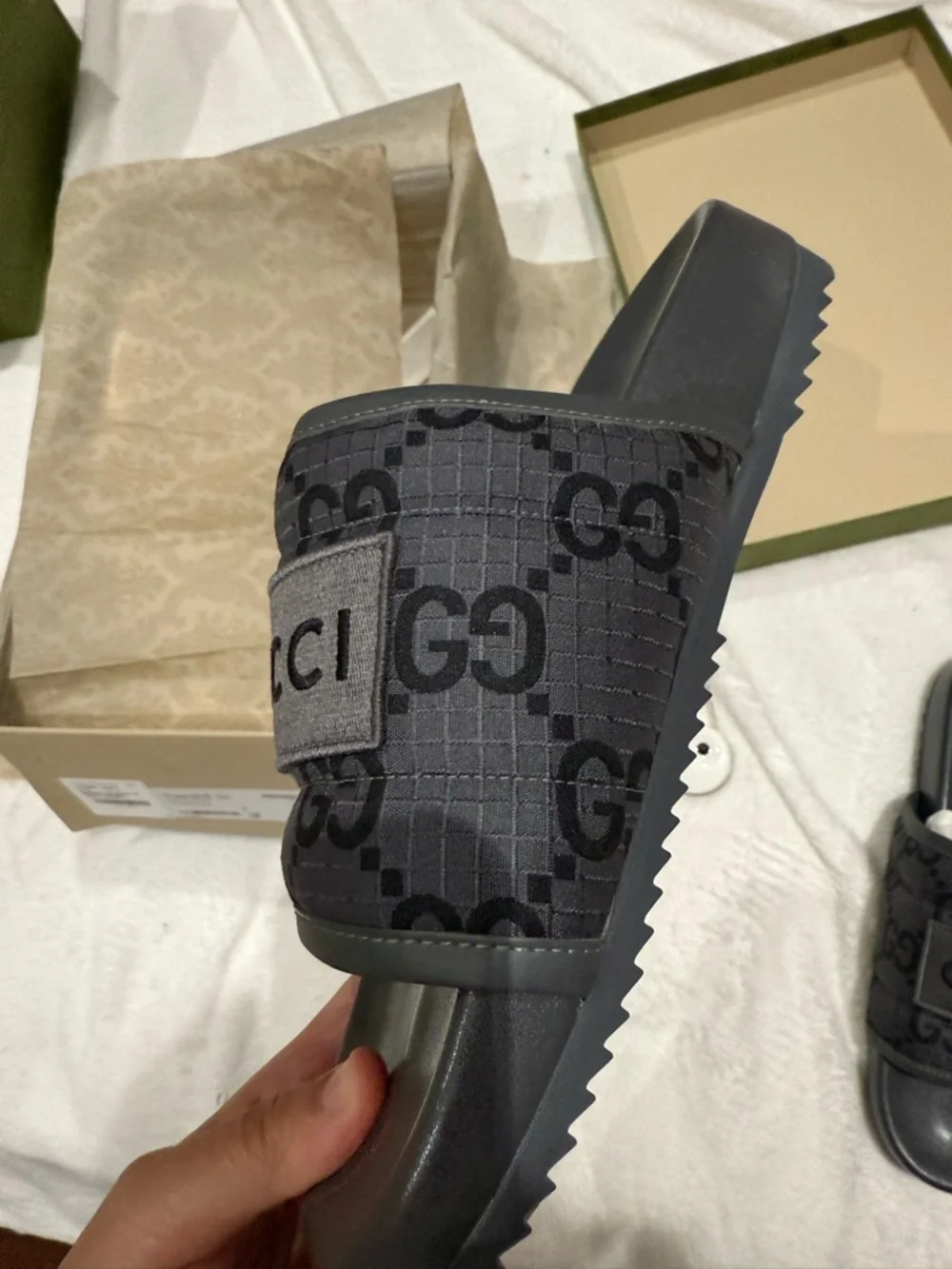 Gucci rubber slide
